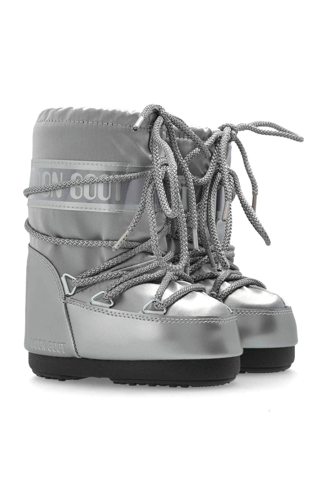 Silver Snow boots 'Icon Glance' Moon Boot Kids - Vitkac AS